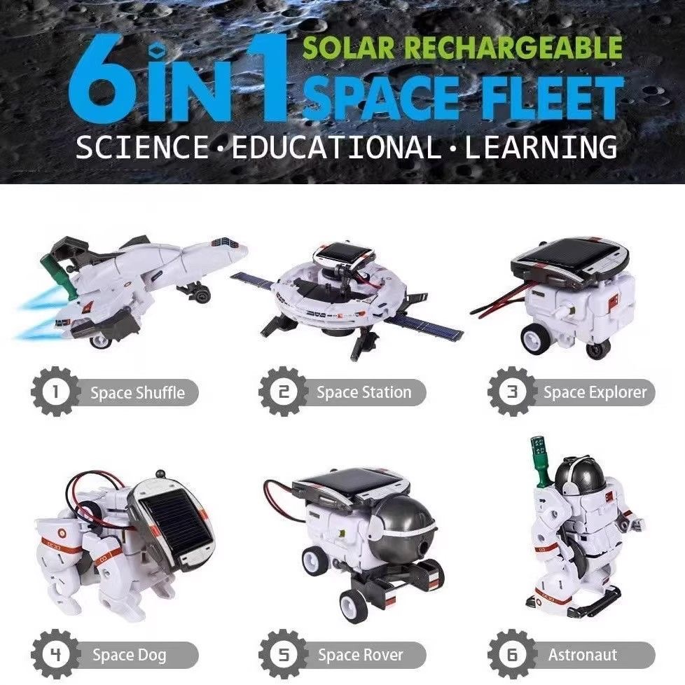 Stem Solar Robot Kit For Kids - STEM 12IN1 태양광 로봇 키트 교육용