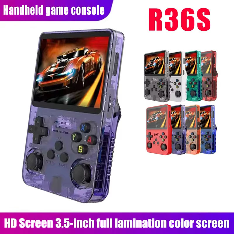 Retro Handheld Game Console R36S - R36s 신형 휴대용 게임 콘솔 오픈