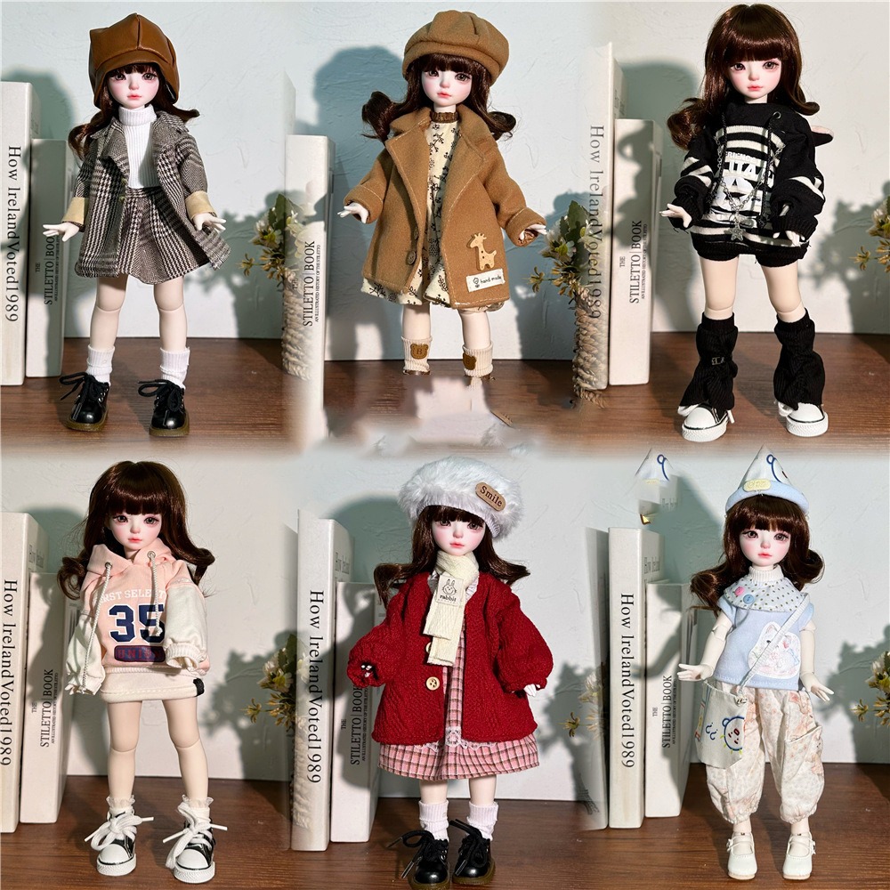 1/6 BJD 인형 드레스 인형 패션 30cm 풀 세트 - Bjd Doll 1 6 Full Set With Clothes 리뷰 및 가격