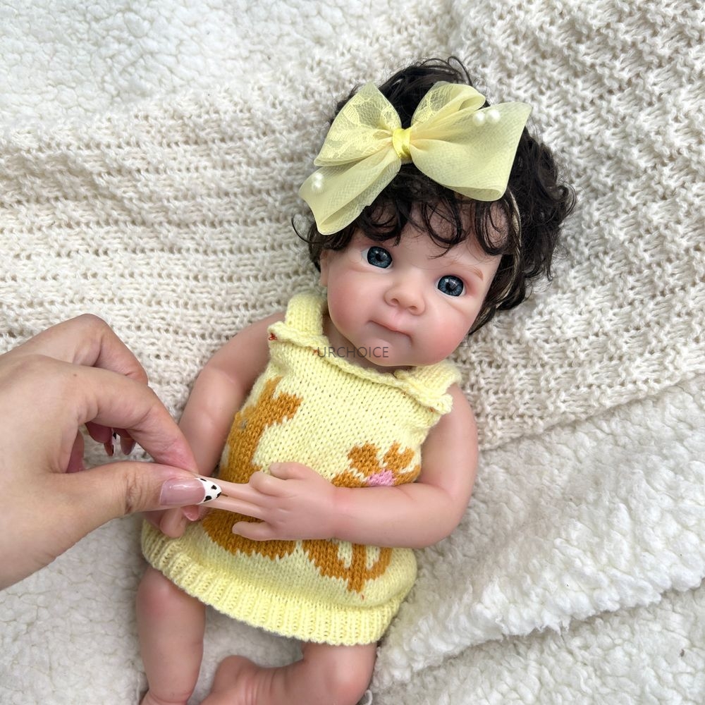 12인치 미니 베티 리본 베이비 인형, 눈 뜬 타입 뿌 - Reborn Baby Doll Silicone Realistic 리뷰 및 가격