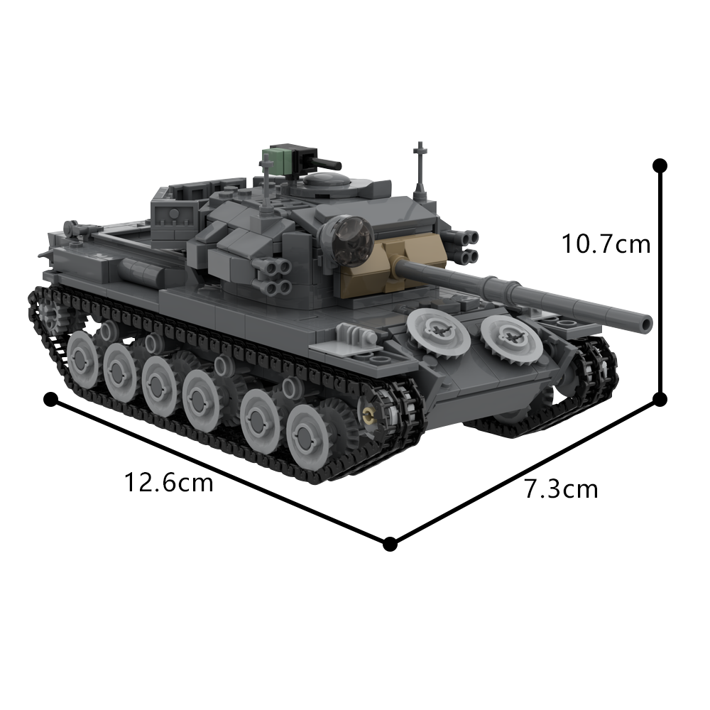 MOC 센추리온 mk. 5/1 탱크 빌딩 블록 모델 육 - Lego Compatible Military Tank 리뷰 및 가격