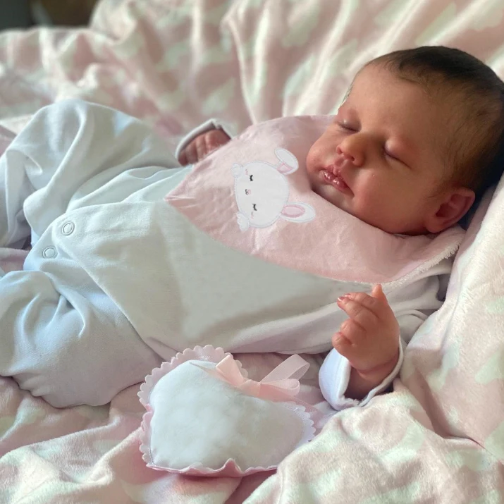 49CM 귀여워 전신 실리콘 Viny Loulou Be - Reborn Baby Doll Silicone Realistic 리뷰 및 가격