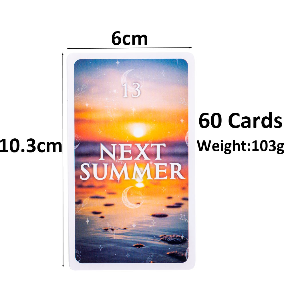 신비로운 타이밍 오라클 60카드 10.3*6Cm 시간  - Tarot Cards Deck With Guidebook 리뷰 및 가격