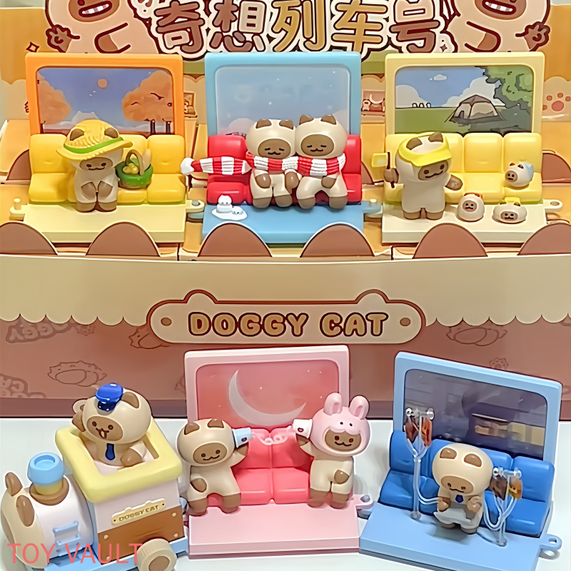 정품 Kkv 도기 캣 판타지 트레인 넘버 시리즈 블라인 - Anime Action Figure Blind Box 리뷰 및 가격