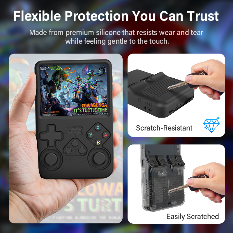 R36s 보호 케이스, R36S 실리콘 케이스, 소프트 - Retro Handheld Game Console R36S 리뷰 및 가격