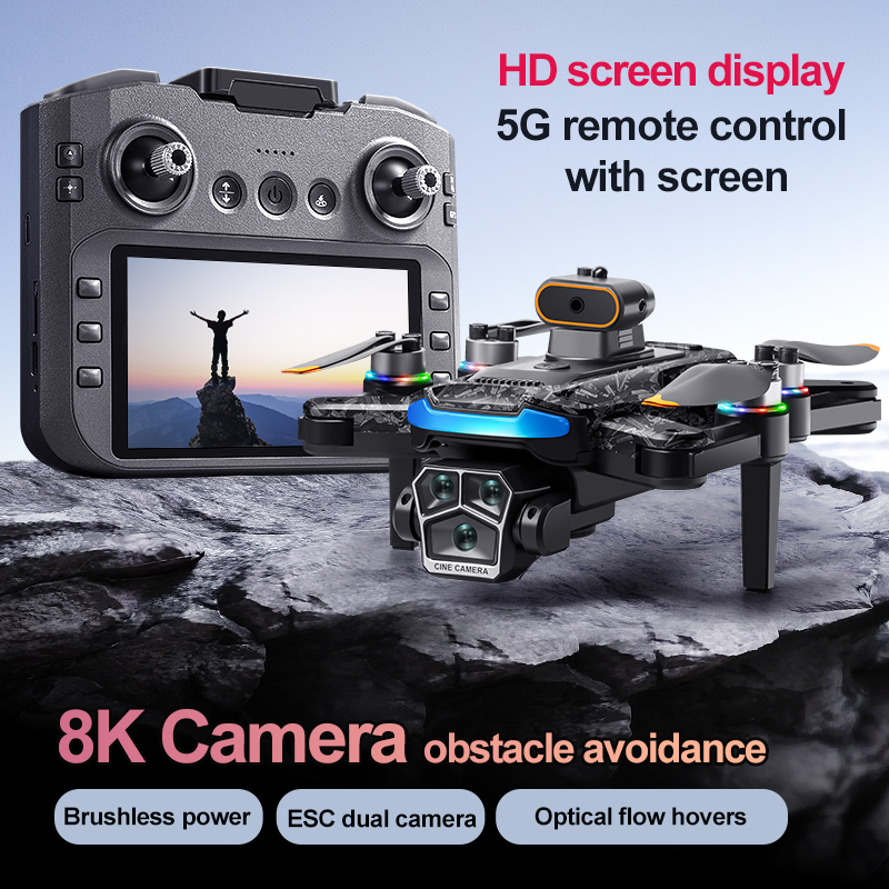 오리지널 A14 GPS 드론 8K 3중 카메라 5G W - Fpv Brushless Rc Drone 4K 리뷰 및 가격