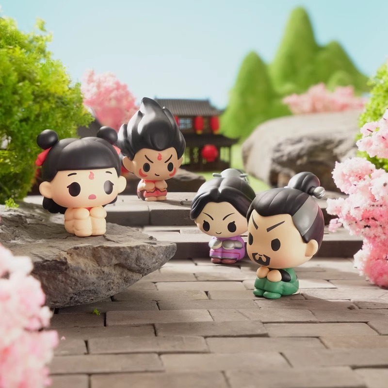Ne Zha 2 연속 시리즈 블라인드 백 귀여운 콩 애 - Anime Action Figure Blind Box 리뷰 및 가격