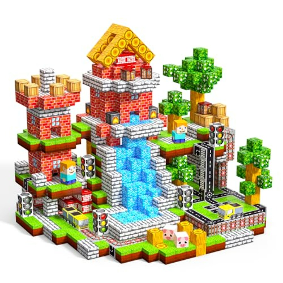 100개 자석 블록, 0.8인치 자석 조립 큐브 세트  - Magnetic Building Tiles Set 100Pcs 리뷰 및 가격