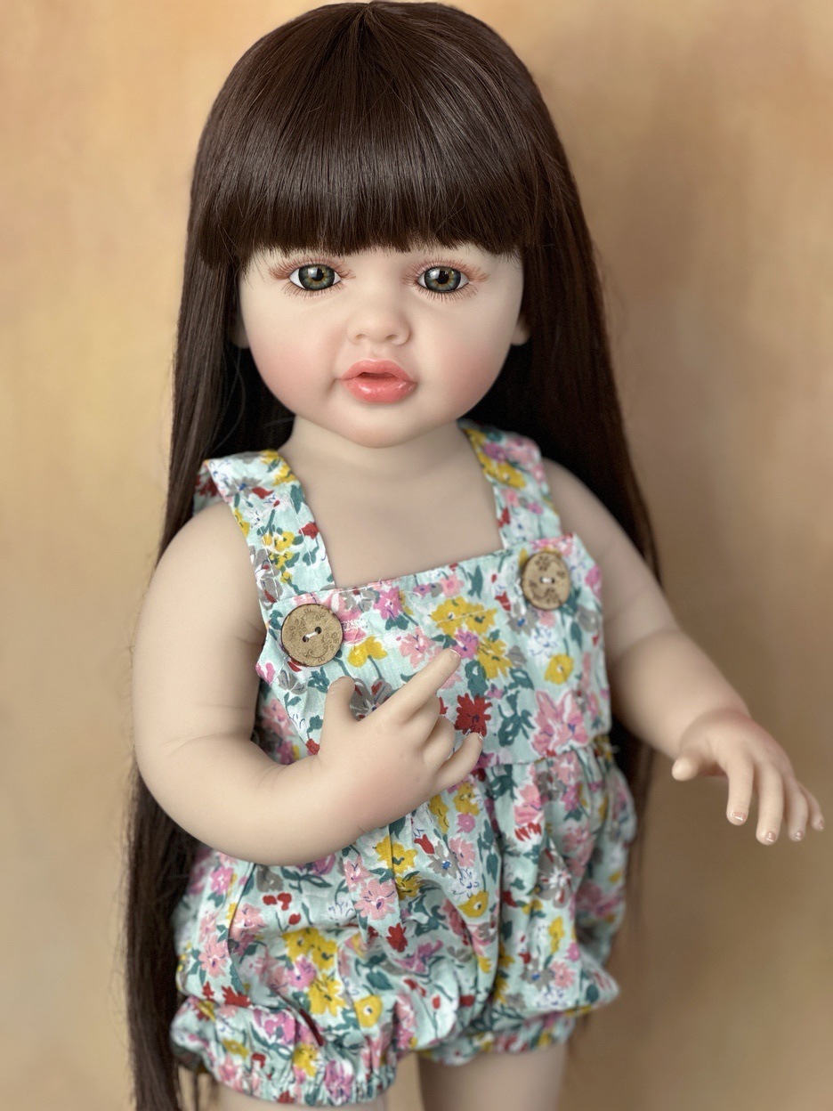 22 인치 귀여워 전신 실리콘 비닐 비비 다시 태어난  - Reborn Baby Doll Silicone Realistic 리뷰 및 가격