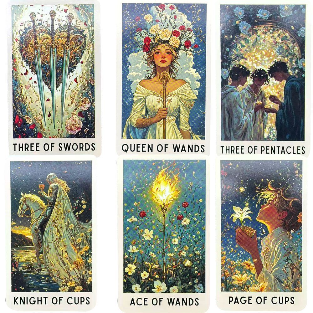 78장의 신비로운 블룸 타로 카드, 완전한 오라클 덱, - Tarot Cards Deck With Guidebook 리뷰 및 가격
