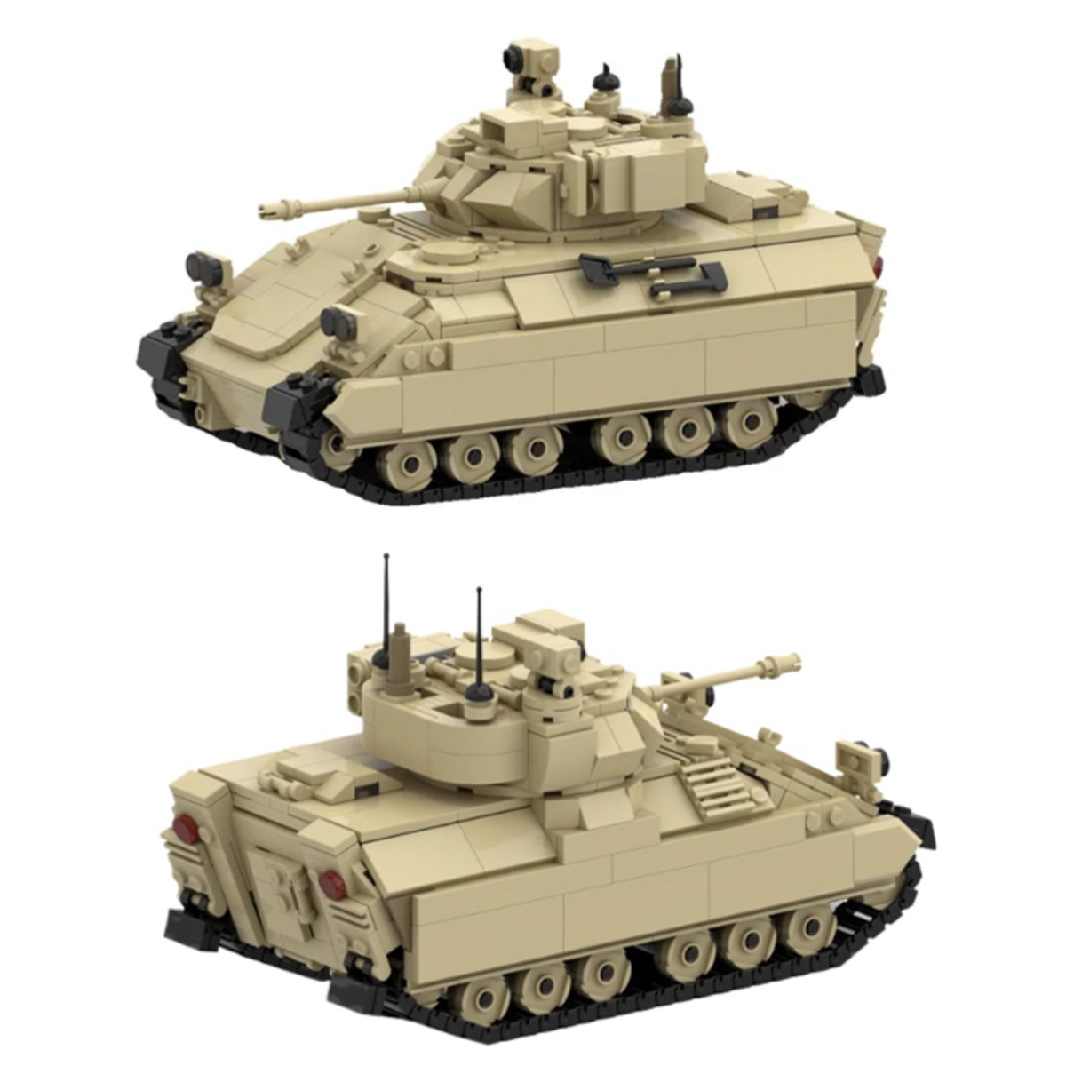 MOC 군사 시리즈 궤도형 장갑 정찰 차량 블록 세트  - Lego Compatible Military Tank 리뷰 및 가격