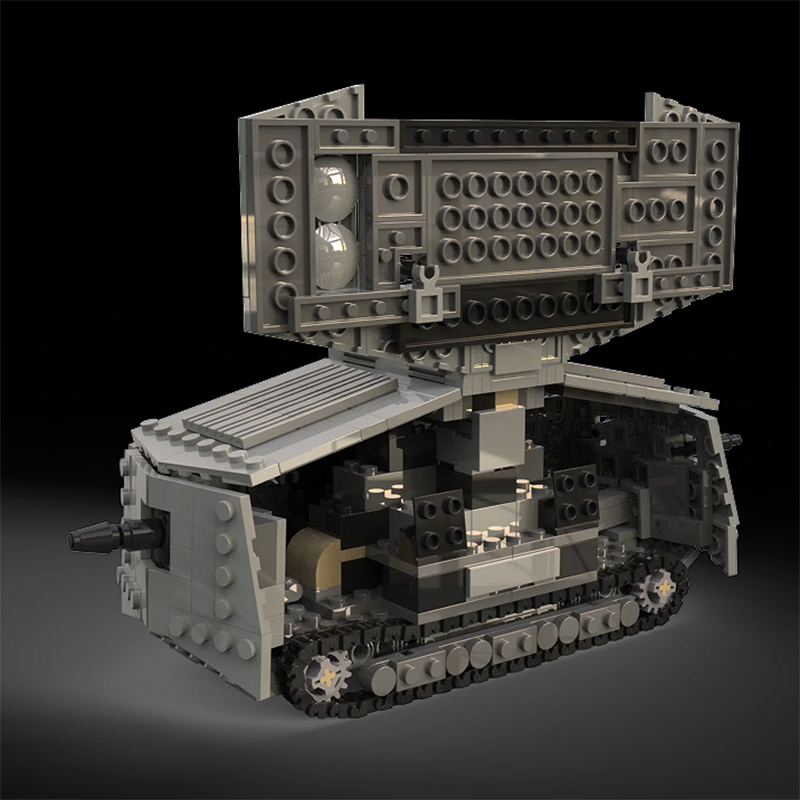 MOC WW1 독일 군사 A7V 전투 탱크 빌딩 블록  - Lego Compatible Military Tank 리뷰 및 가격